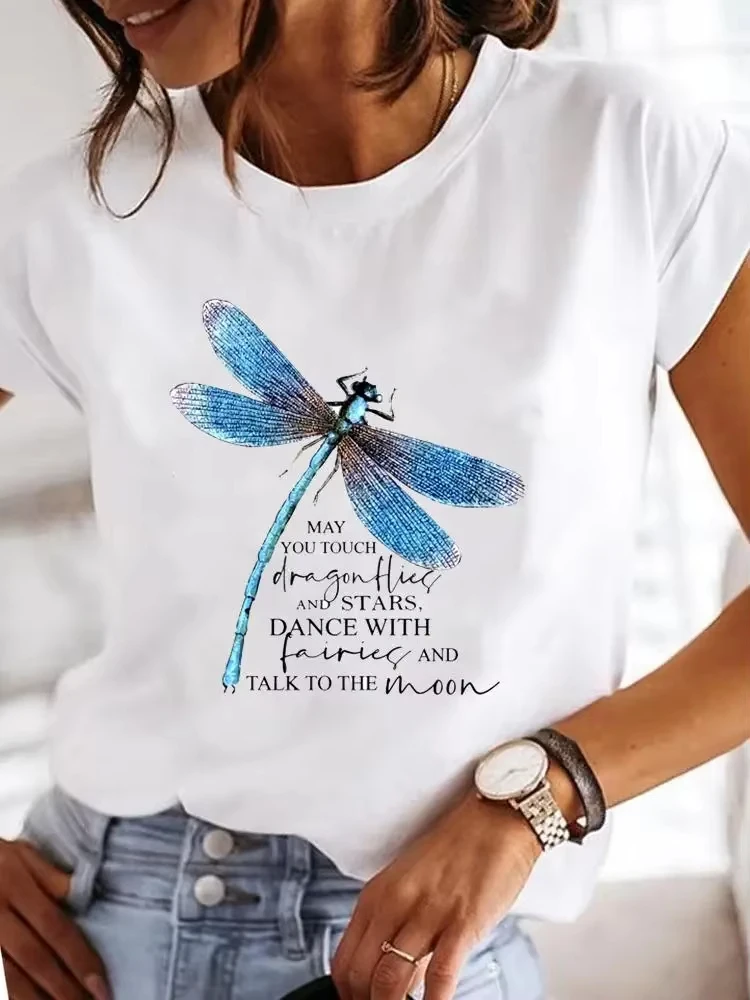 

New Summer Trendy Brand Letter Pure Cotton Printing Men's and Women's Loose Short Sleeves Couple Crew Neck Short Sleeves