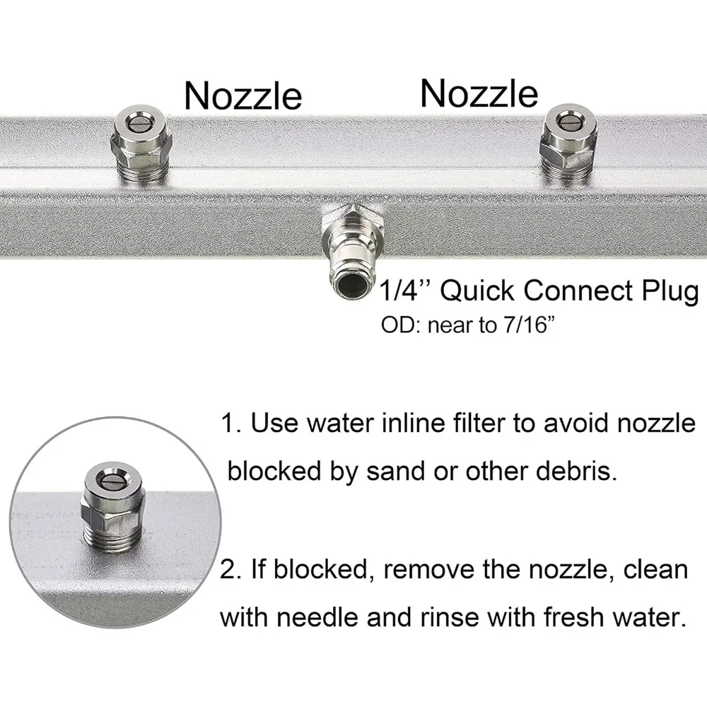 منظف الهيكل السفلي لغسالة الضغط M MINGLE، تحت غسيل السيارة، مع عصا بزاوية 45 درجة #5
