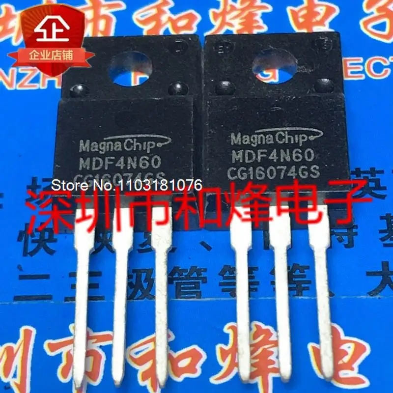 

(20 шт./партия) MDF4N60 TO-220F новый оригинальный запас чипа питания