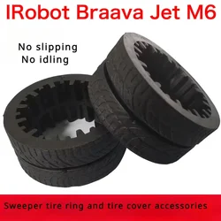 Non-slip Tire Ring Tire Cover Accessories For IRobot Braava Jet M6 Vacuum Cleaner accessories