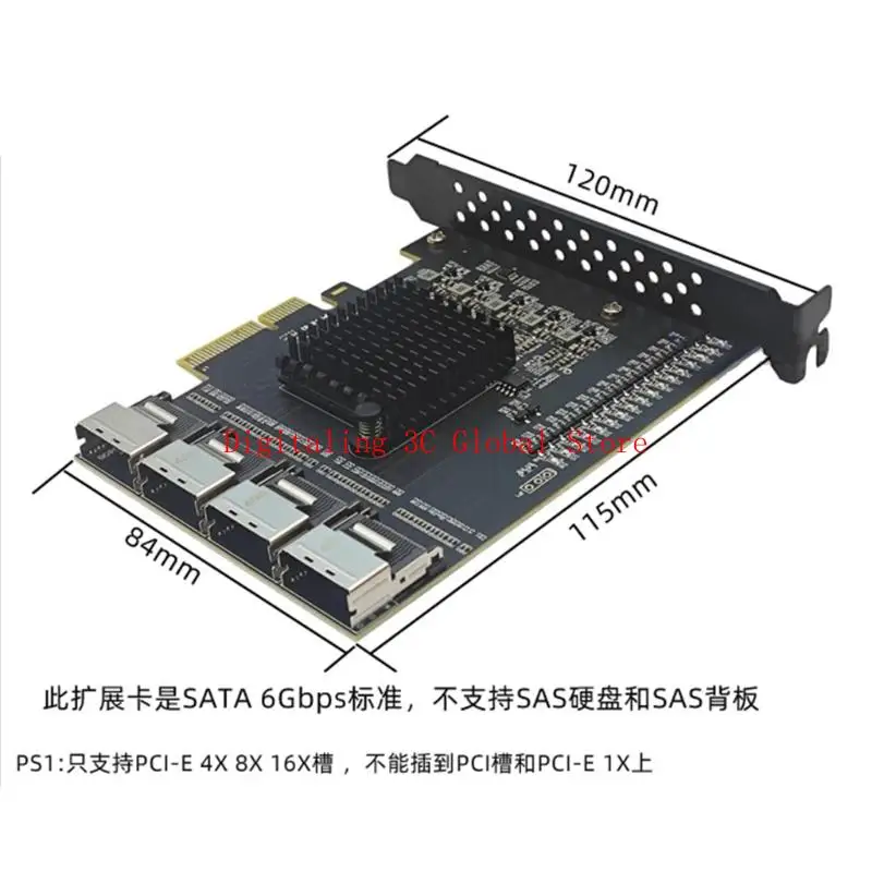 USB3.0 PCIEXPRESS GEN2 CARTE ADAPTER 4 PORT FAST 5 Gbps données SATAS