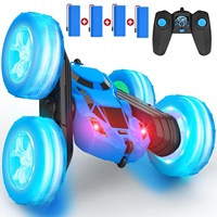 Remote Control Vehicle Fast Stunt RC Car 4WD Double Sided 360 Rotating Truck High Speed Off Road 4x4 Cars Toy Gift for Boy Girl