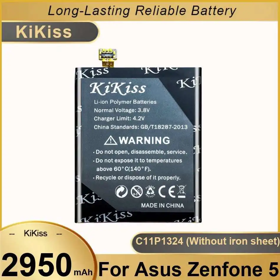 

Mobile Phone Battery C11P1324 Without Iron Sheet 2950Mah For Asus Zenfone 5 A500G A500 A500CG A501CG A500KL Zenfone5