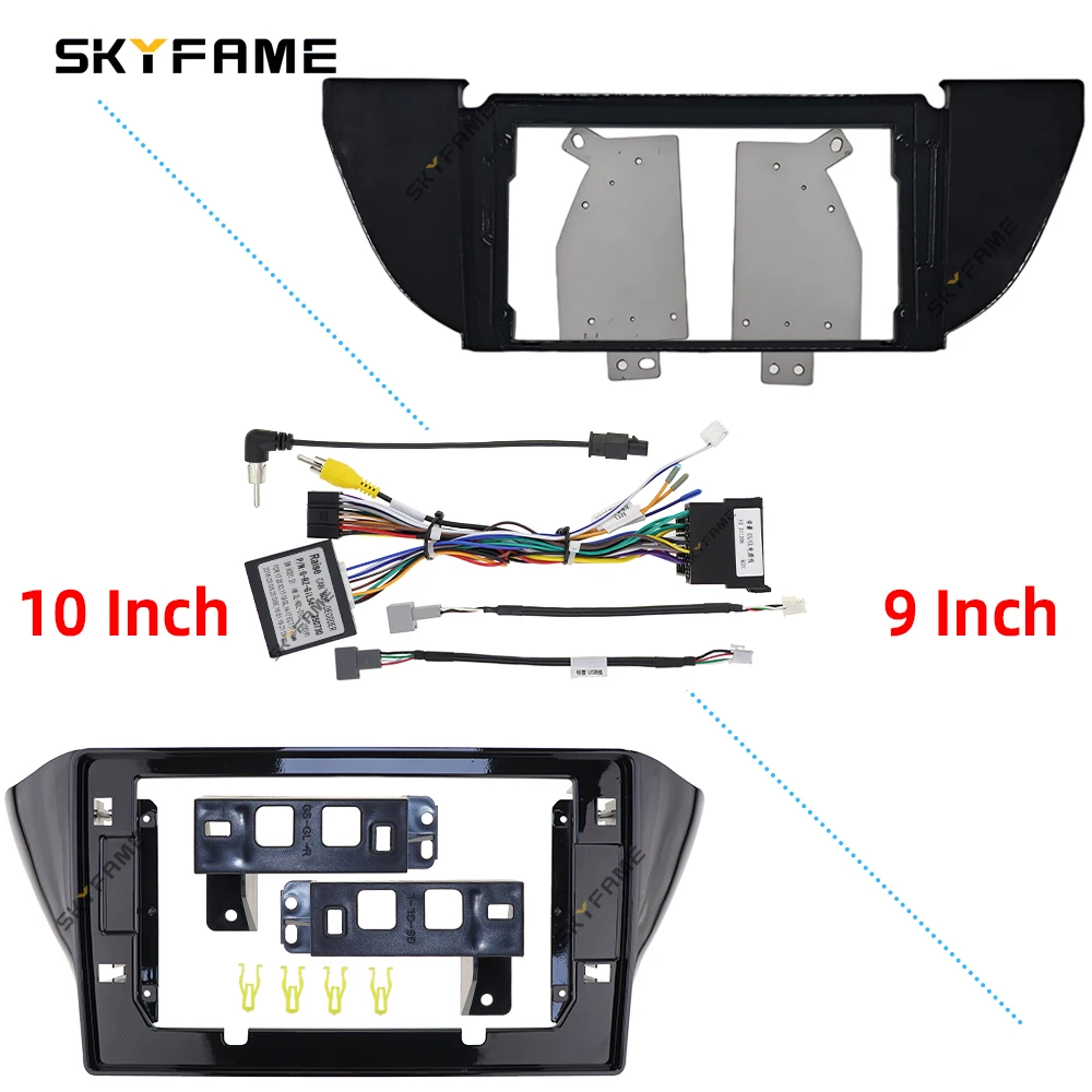 SKYFAME Car Frame Fascia Adapter Canbus Box Decoder Android Radio Dash Fitting Panel Kit For Geely Emgrand GS GL Vision X3