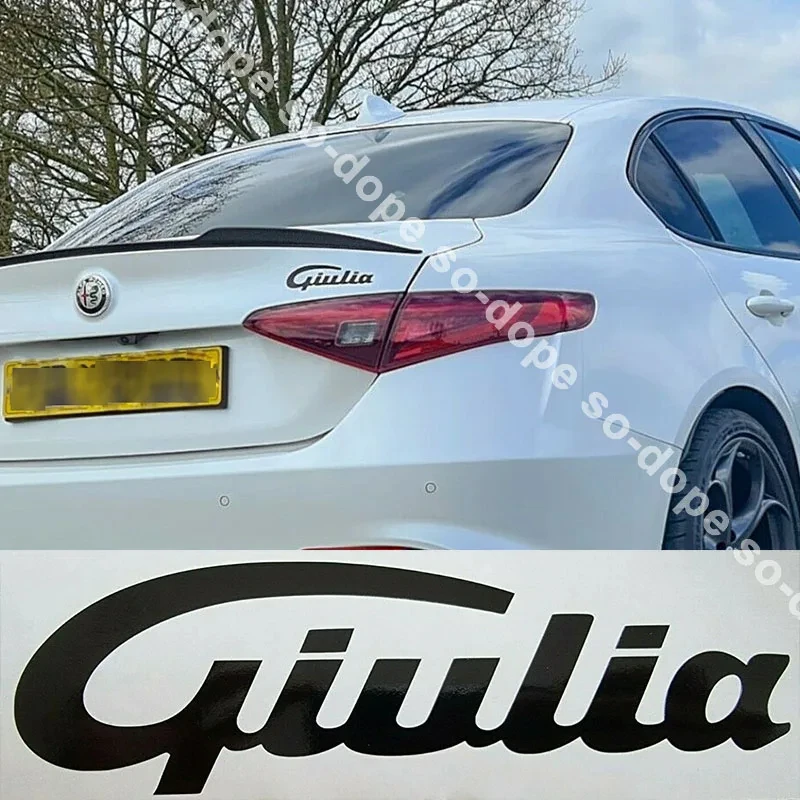 

Виниловые стикеры GTAm для Alfa Romeo Giulia, стильные модифицированные украшения для внешней отделки автомобиля