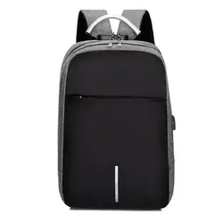 Sac à dos étanche pour ordinateur portable, sac à dos scolaire, sac à dos d'affaires, sac à dos de voyage, port de charge USB, antivol, serrure codée, hommes et femmes