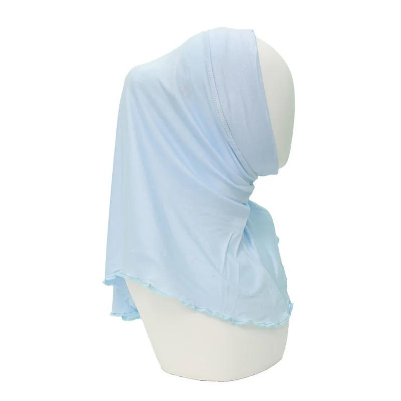 Sous-écharpe Hijab intérieur pour femmes musulmanes, écharpe de sauna Amira, bonnet islamique, chapeau tubulaire, turban, couvre-chef, casquette ronde, une pièce commandée