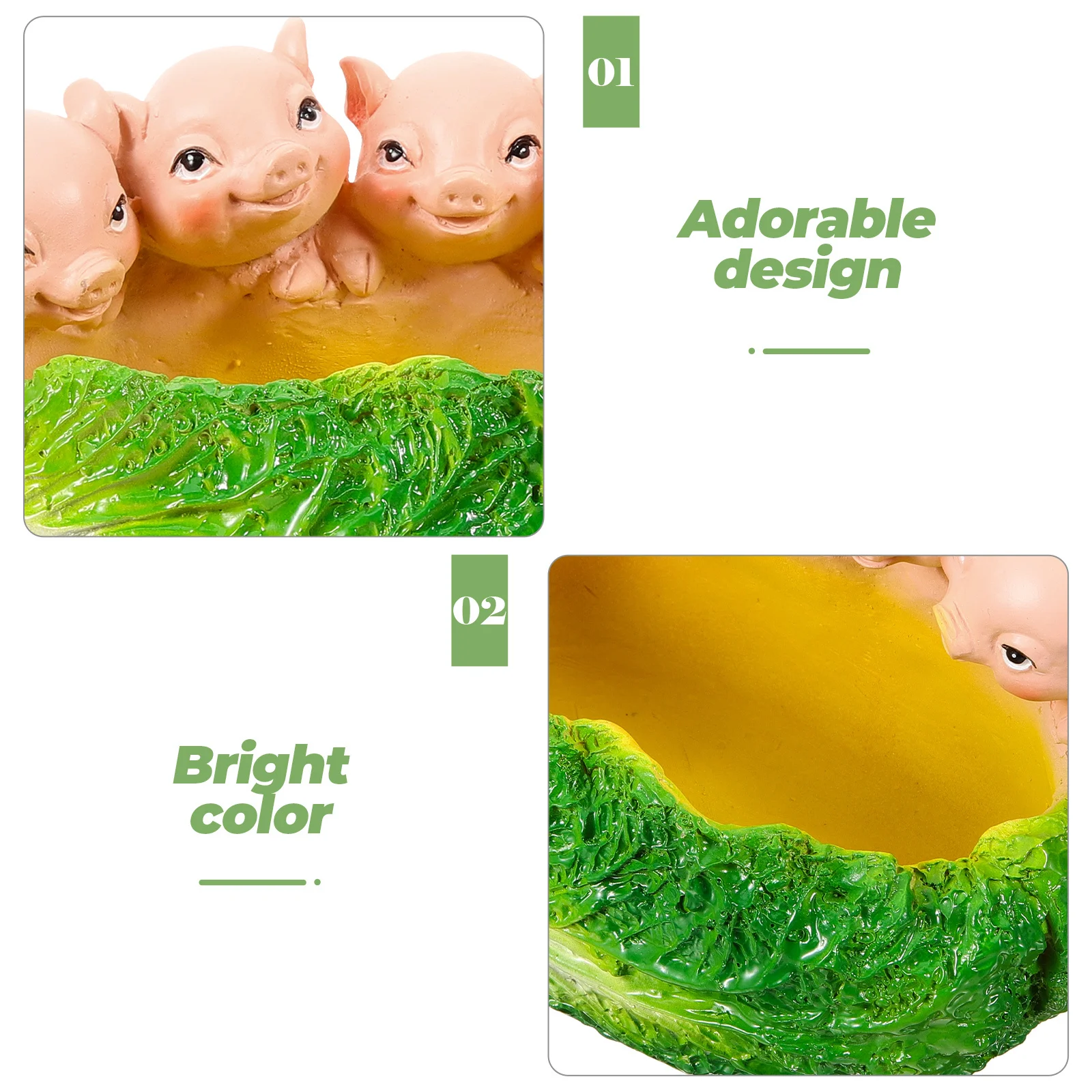 

Cabbage Planter Pots Tiny Animal Flower Cartoon Snail Resin Molds Succulent Bowl Shaped