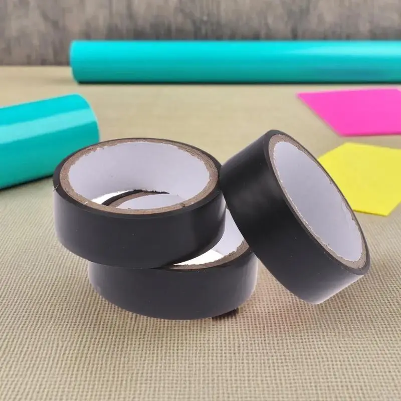 Cinta eléctrica de caucho negro de alta temperatura, adhesivo aislante Flexible duradero para uso industrial, doméstico y mecánico, 10 Uds.