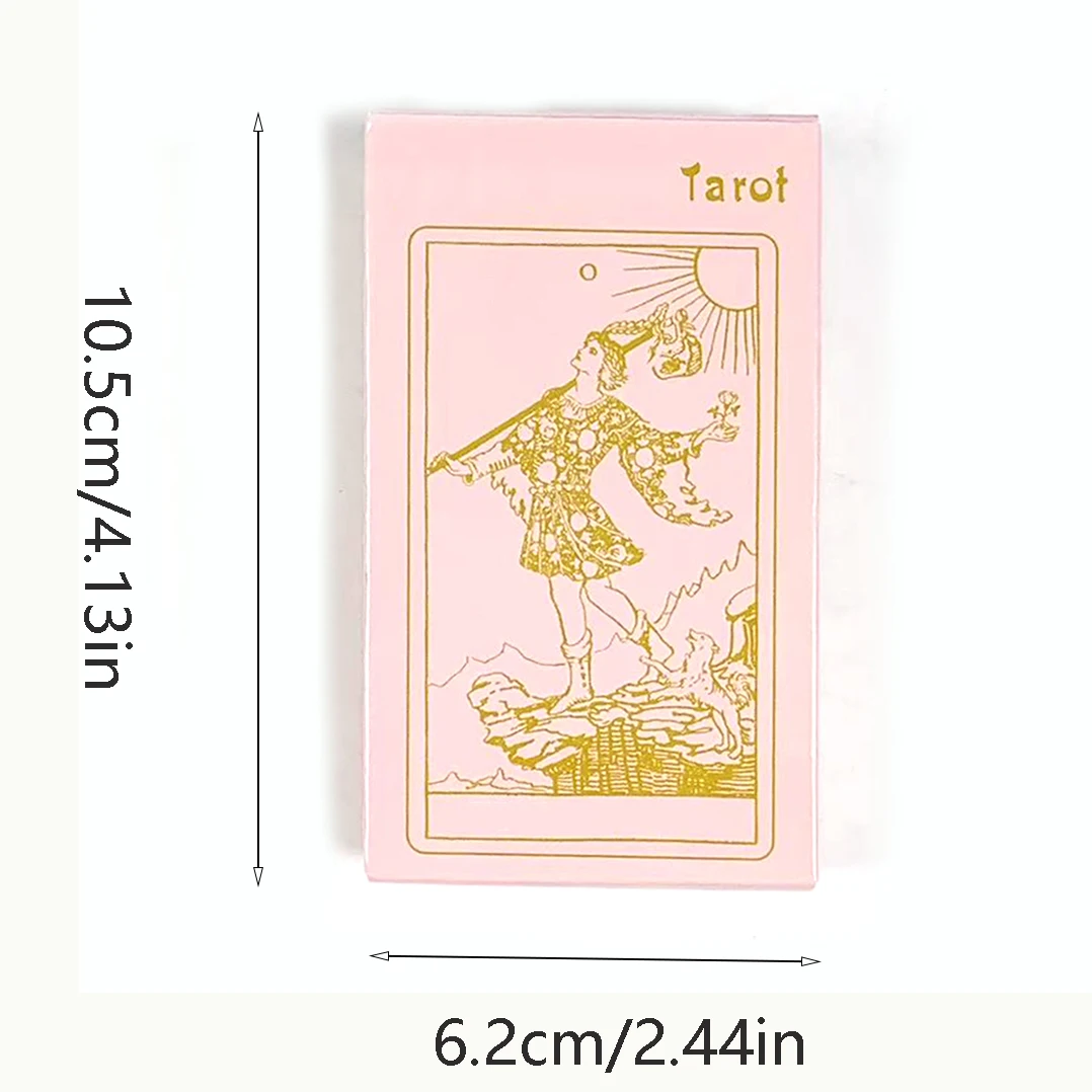 بطاقات التارو سطح السفينة 78 قطعة لسهولة المبتدئين في حفلة العرافة المستقبلية لعبة الطاولة ، لعبة التخييم ، لعبة عيد الميلاد والعام الجديد #6