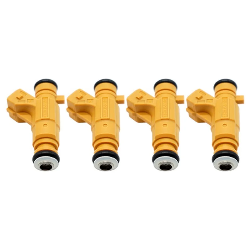 Stylish 4Pcs Fuel Injector Nozzles for Porsche Cayenne 8CYL TURBO 955 4.5L V8 2003-2006 0280156102