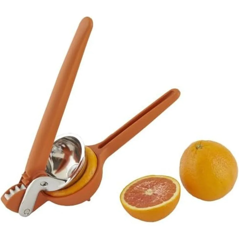 

15-Inch Orange and Citrus Hand Juicer, Dual-Gear Mechanism for More Juice, Easy to Use and Clean