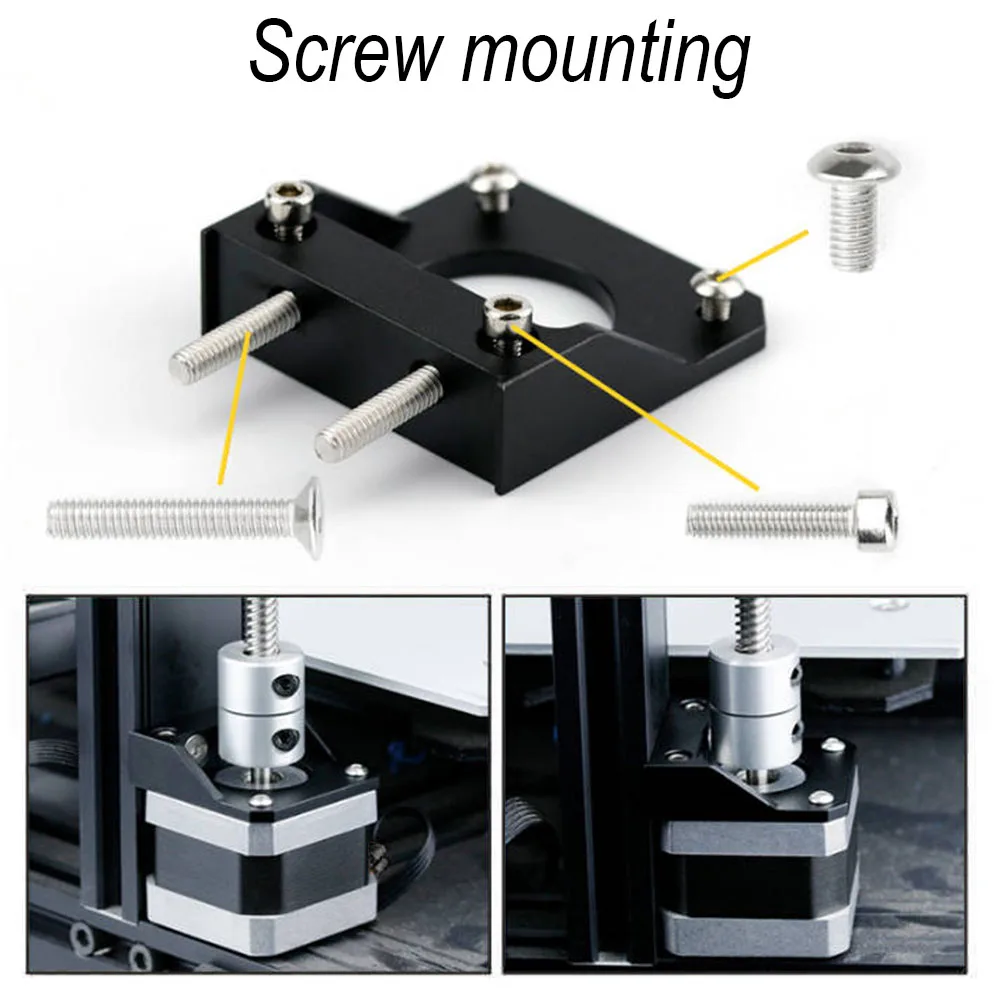 قم بتبسيط إعدادك القوي من الألومنيوم Z Axis Stepper Motor Installation Kit المتوافق مع طابعات Ender 3