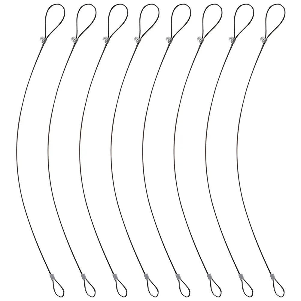 8 قطعة كابل مزلاج السلامة سحب بوابة معدنية مزلاج سلسلة سهلة التركيب للمنزل ساحة سياج لوازم الحديقة بوابة السياج سحب الحبل