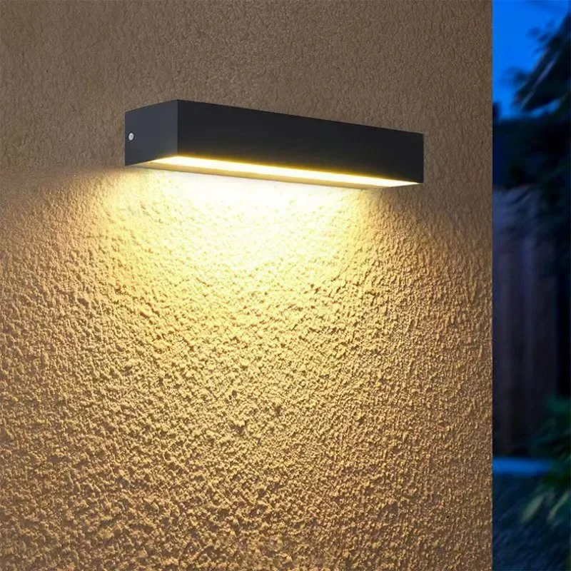 

Rectangular Waterproof LED Wall Lamp for Mirror, Outdoor, Villa, Garden, Patio, Doorplate, 12W 18W 30W