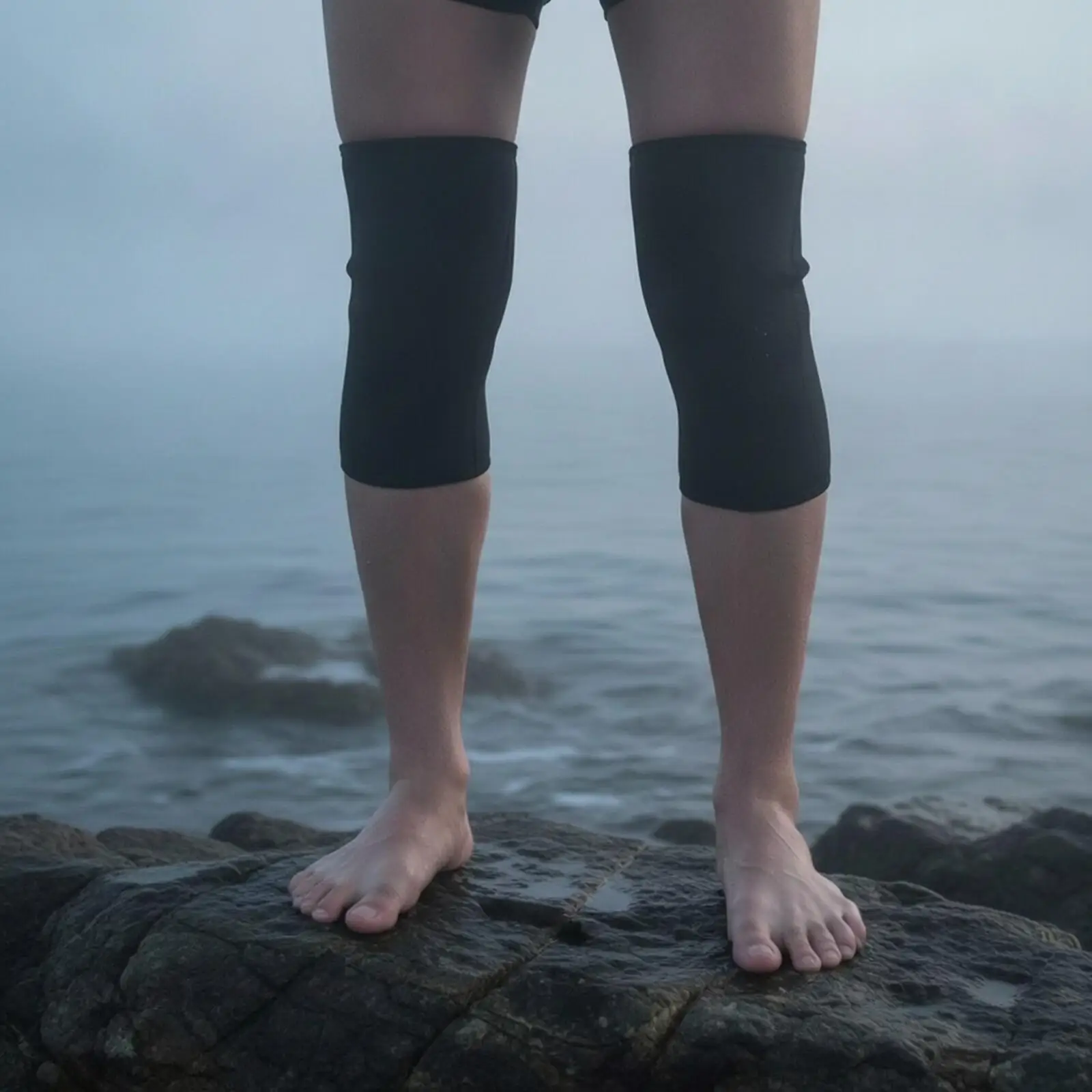 Thermal Knee Brace for Outdoor Fitness Knee Protector Gear with Compression Support for Joints