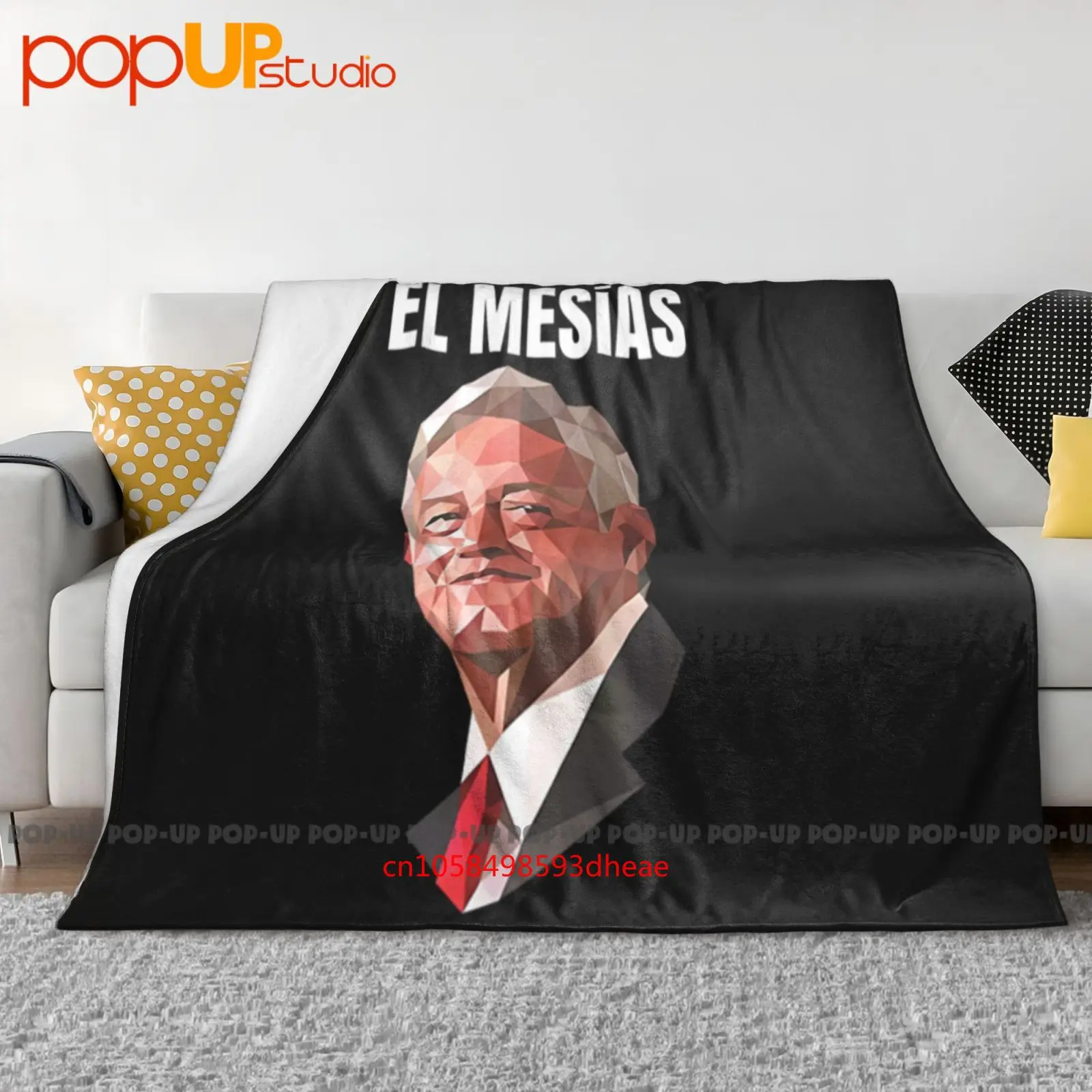 El Mesías Amlo Presidente De México Manta ultrasuave Edredón Funda de sofá de invierno Fundas de cama