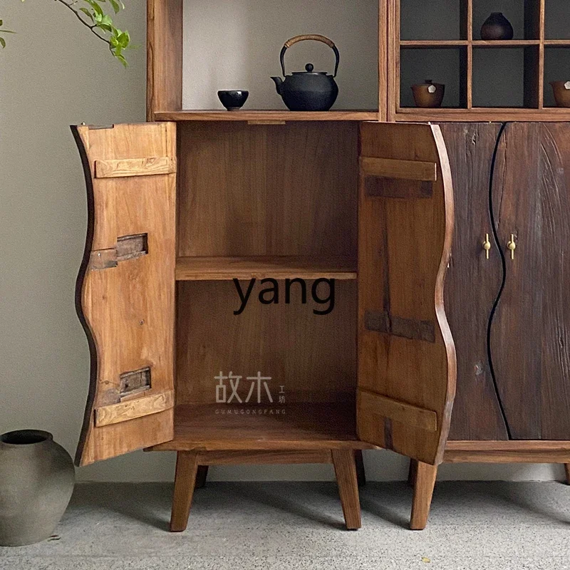 CX solid wood bogu frame Chinese retro shelf corner cabinet display medieval style