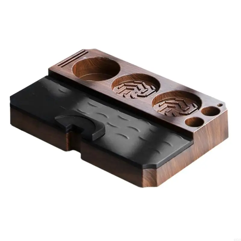 

ABS Tamping Station Coffee Tamping Stand ABS Texture for Coffee Enthusiasts 0XXB