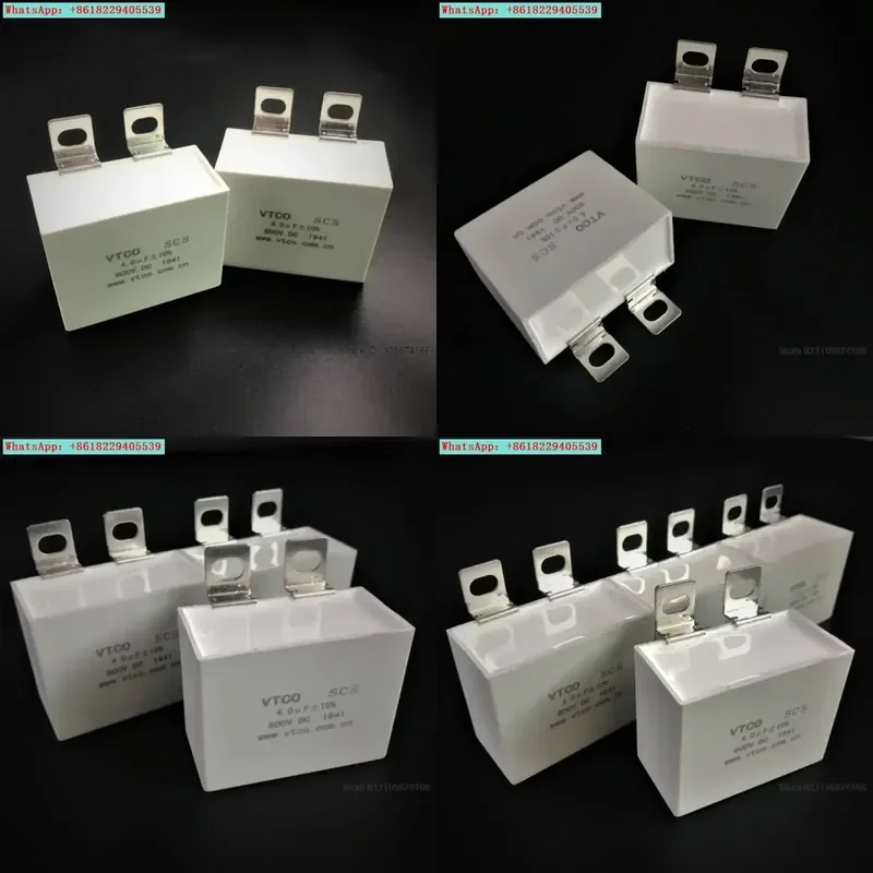 IGBT Module Absorption Protection Capacitor 600V 4UF 600VDC 4UF Block Copper Sheet