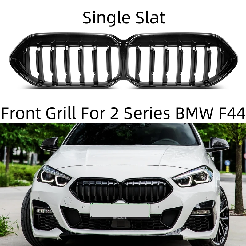 

F44 ABS Gloss Black Front Bumper Kidney Grille for BMW 2 Series Gran Coupe Replacment Mesh M235i 216i 218i 220i 228i 2021-UP