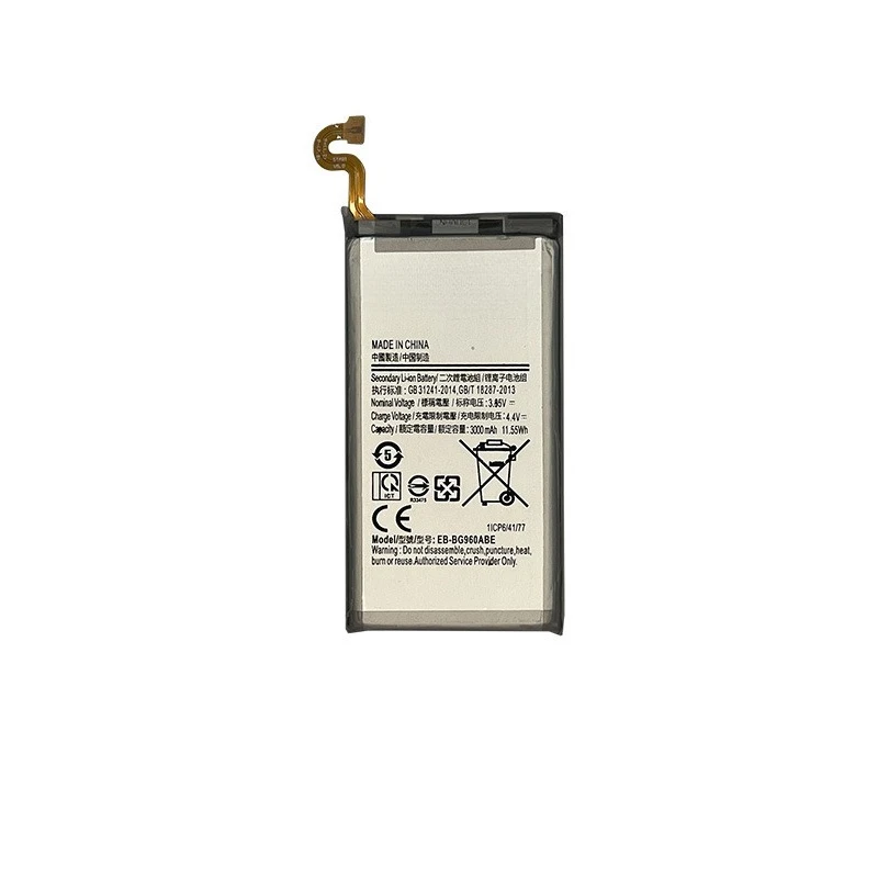 

High Capacity 3000mAh 3.7V EB-G960ABE Lithium Ion Battery For Samsung Galaxy S9 G960 Series Mobile Phone Replacement