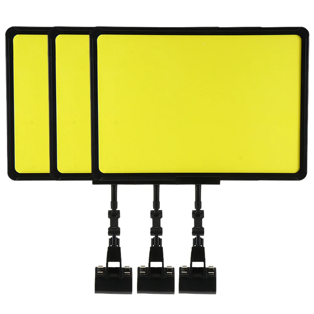 

3Pcs Price Tag Holder ABS Plastic Clip Sign Stand for Store Supermarket Advertising Promotional Price Display Rack Durable