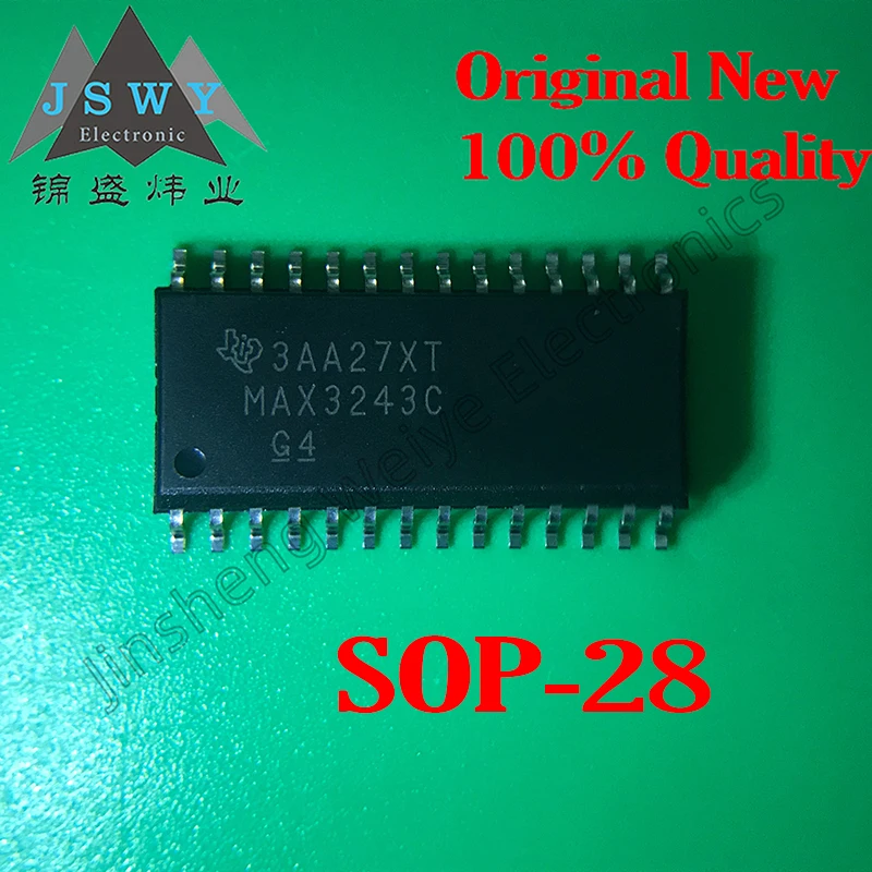 

1~10PCS MAX3243CDWR MAX3243C MAX3243ECDBR MAX3243EC MAX3243IDBR MAX3243I MAX3243EIDBR MAX3243EI SMD SOP28 SSOP28 100% Brand New