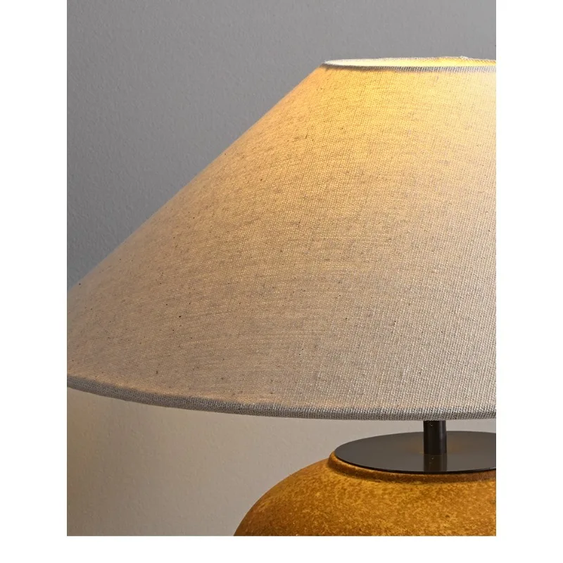 

Handmade pottery pot table lamp Japanese-style homestay hotel designer living room bedroom decoration ornament