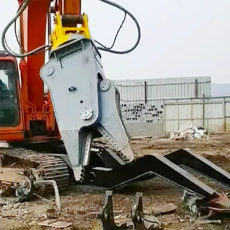 High Efficiency Hydraulic Shear Cutting Machine for Excavator