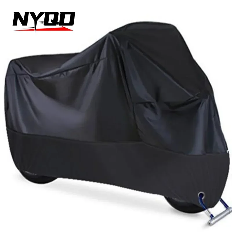 

Waterproof Motorcycle Cover All Season Dustproof UV Protective Outdoor Indoor Scooter 190T Wear-resistant Fabric Motorbike Cover