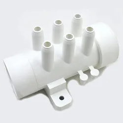 6-Hole Plastic Air Manifold, Pipe Connection, Plastic Material Spa Bathtub Accessories