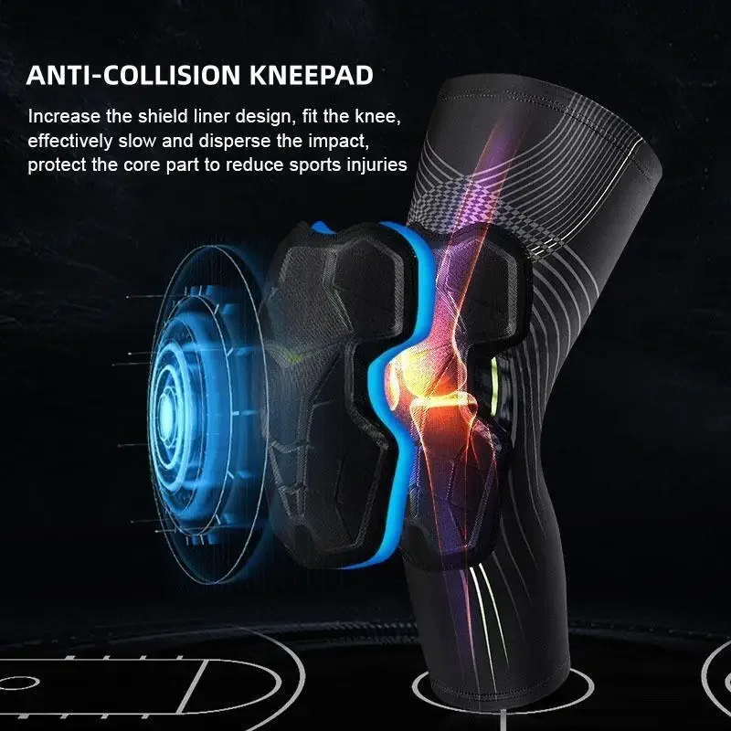 1PCS Sport Knee Pad Breathable Lightweight Anti-collision Kneepad Knee Support Protector Volleyball Basketball Sports Safety