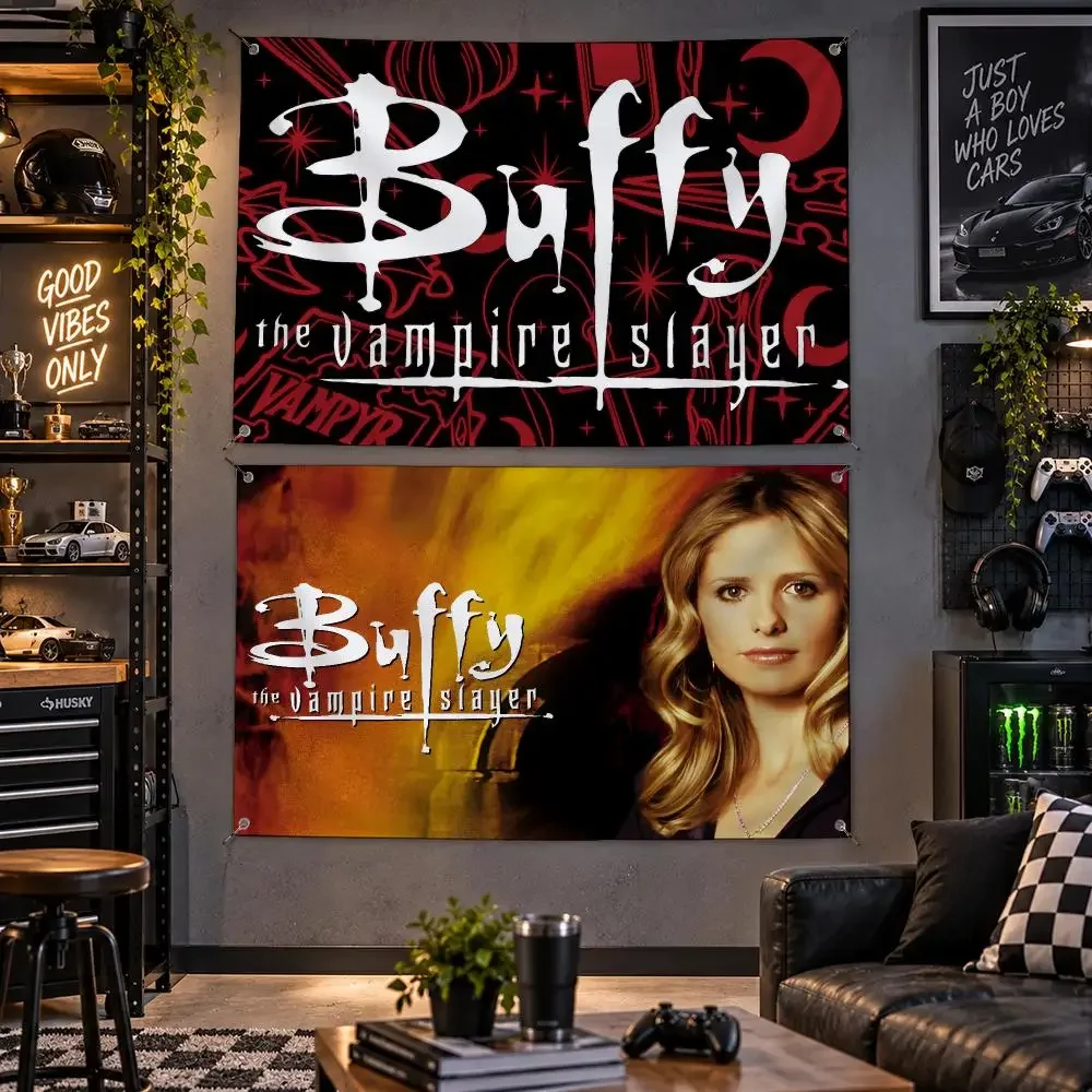 Series Buffy the Vampire Slayer Flags Fan Flag Banner Outdoor Camping Backyard Lawn Garden Patio Party Decor Gift