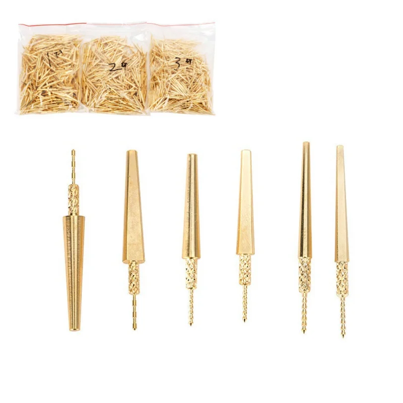 

100 шт. латунных резьбовых штифтов с шипом для гипсовых моделей, изготовления пресс-форм, ортодонтических инструментов, зуботехнических лабораторных принадлежностей