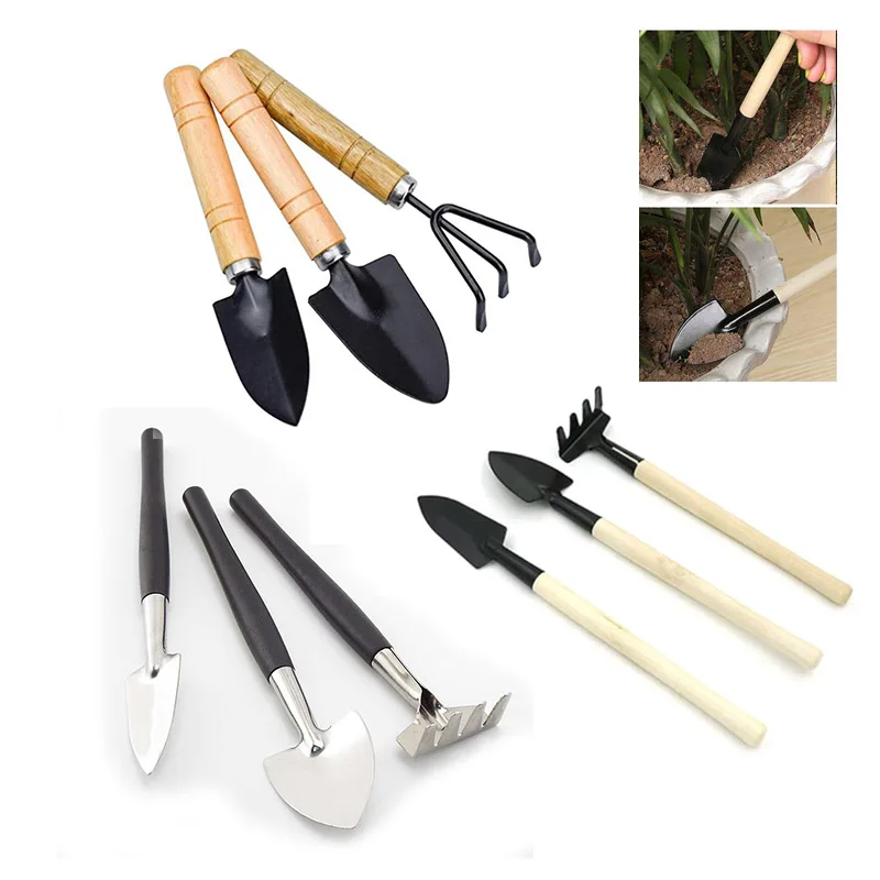

Mini Garden Tool Set For Garden Plants Flower Pot Cactus Vegetables Digging Weeding Indoor Small Plants Garden Tools