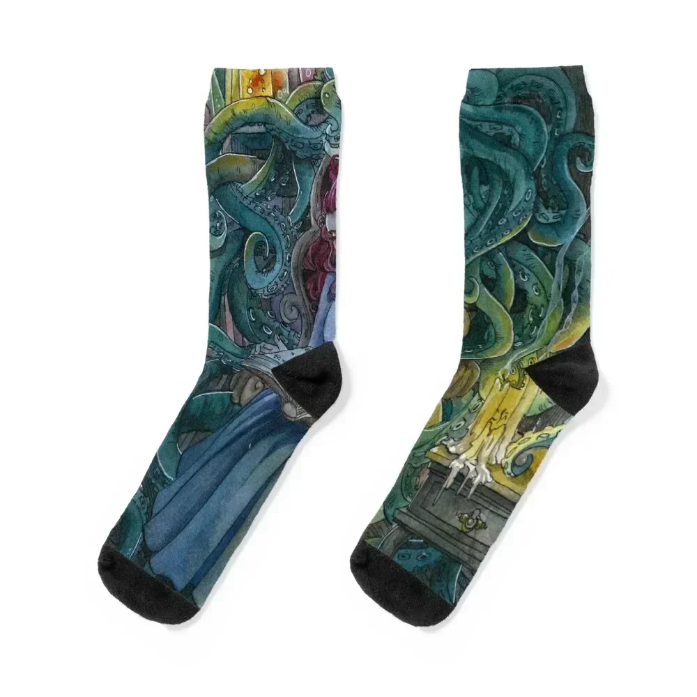 Beware what you read Socks Thermal man winter Christmas tennis shoes Socks Female Men's