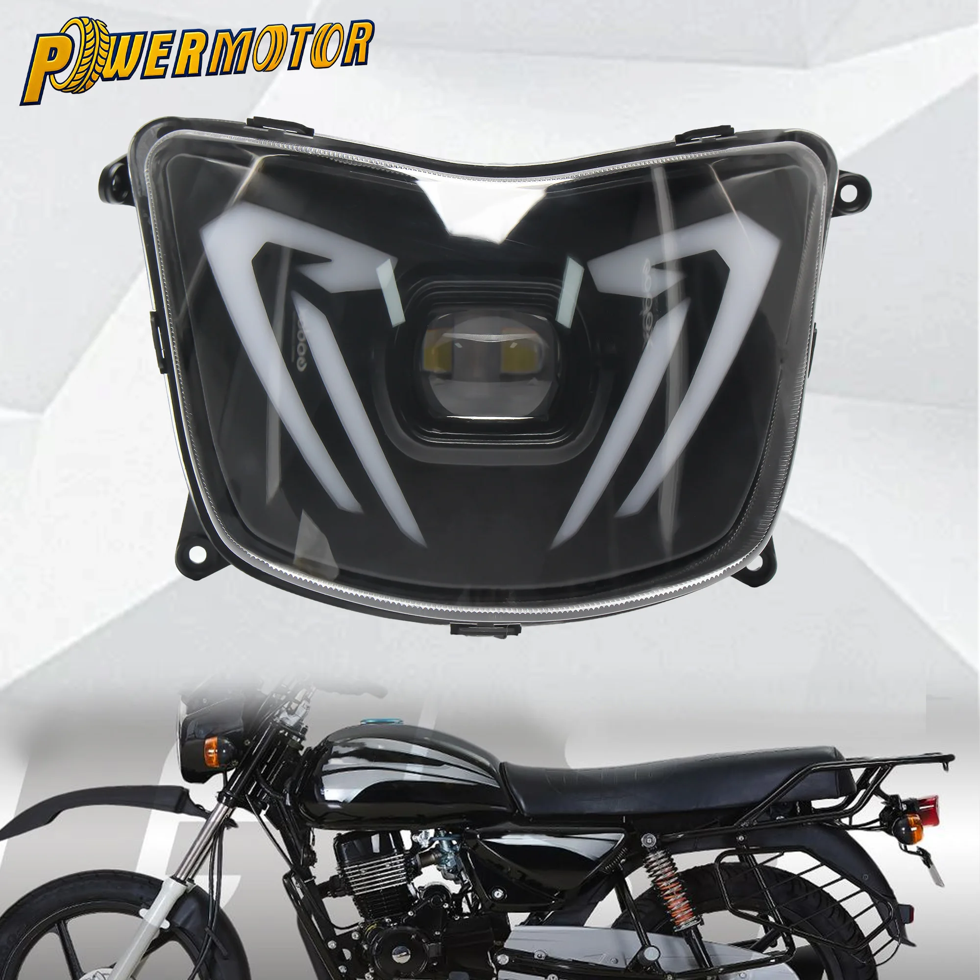 

Enduro Motorcycle LED Headlight Head Light H4 Daytime Running Lights For BOXER CT100 CT 100 KS Motocross Headlamp Retrofit Parts