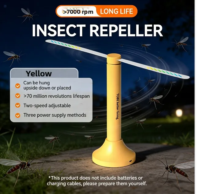 

HB Portable Automatic Mosquito Repellent - Bug Zapper for Indoor/Outdoor, Low Voltage Silent Insect Killer for Camping & Dining