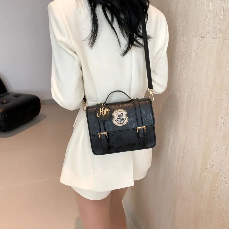 Harry Potter handtas voor dames PU-leer Hogwarts College Crossbody tas Vintage mode Cambridge schoudertas voor meisjes