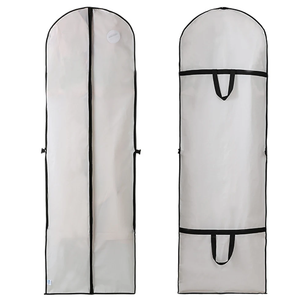 

Wedding Gown Cover Dress Garment Clothes Storage Bag Foldable Dampproof Dustproof Washable Wedding Dress Long Dress Bag