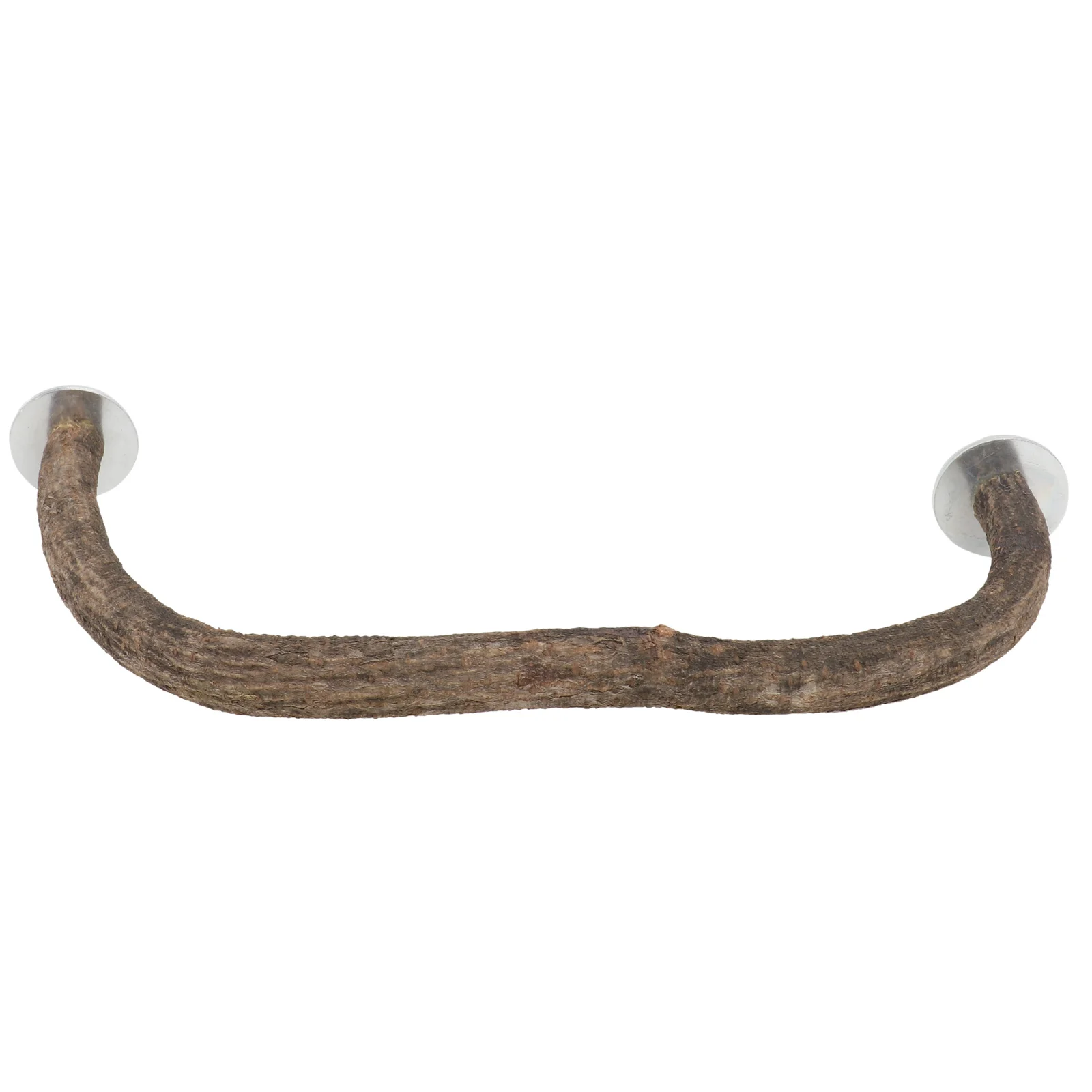 

1pc Bird Branch Perch Set Parrot Standing Rack Natural Wood Training Stand Cage Accessory Play Exercise Equipment Pet Supply