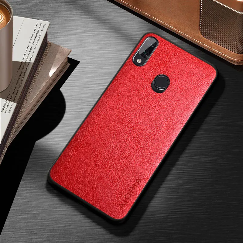 Case for Xiaomi Redmi Note 7 Pro luxury Vintage Leather skin capa with soft phone cover for redmi note 7 case funda coque