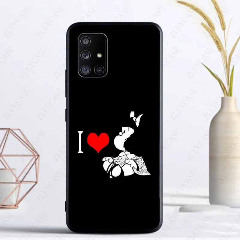 Coque Mafalda Phone Cover For samsung Galaxy A14 A53 A13 A12 A21S A30S A40 A22 A23 A32 A34 A50 A51 A52S A54 A70 A71 A73 5G cases