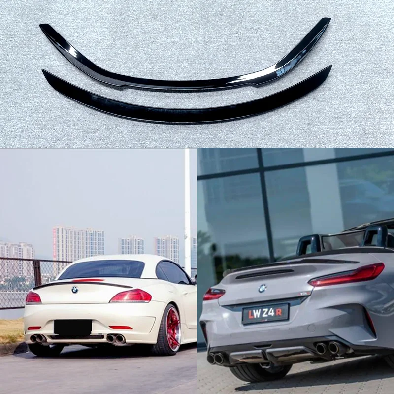 Für BMW Z4 E89 G29 Spoiler 2009-2016 2020-2024 Auto 2-Türer Heckspoiler Lippe Hochwertiges ABS Glänzend Schwarz Karosserie-Kit