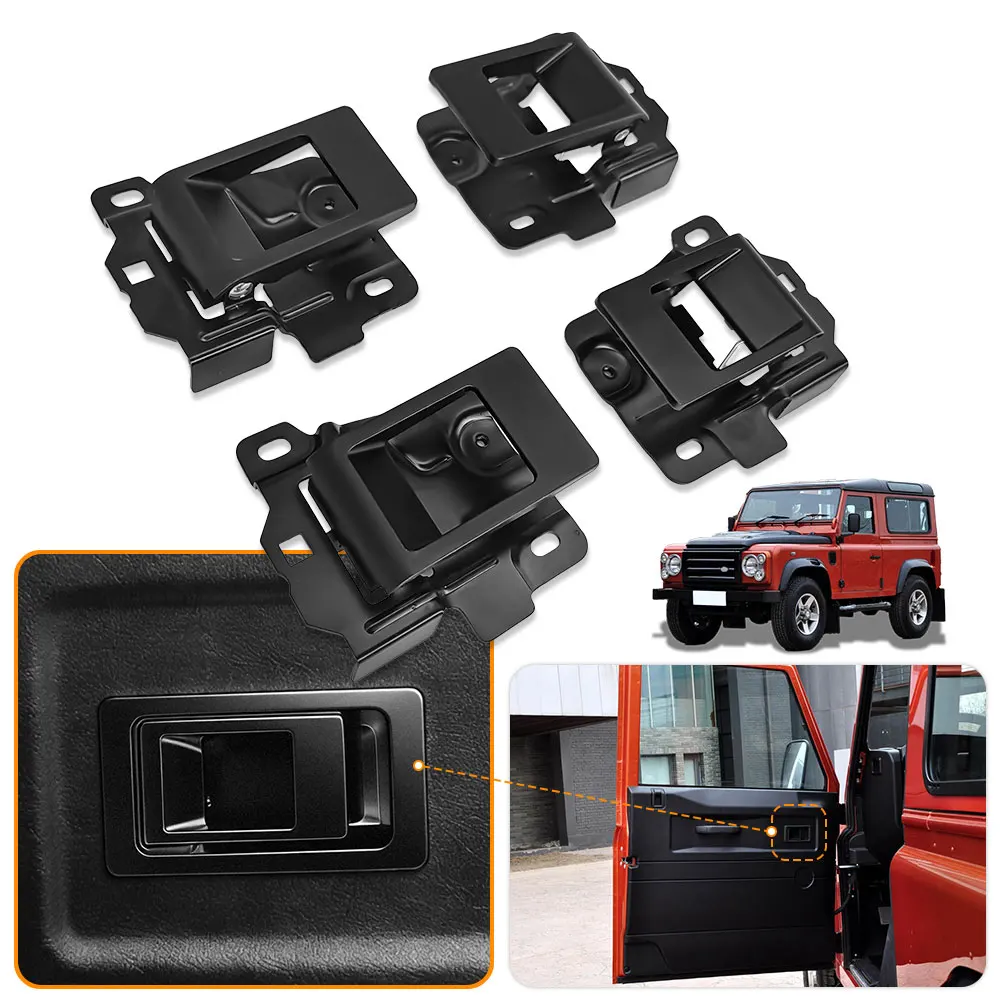 

Комплект сменных внутренних дверных ручек (левая и правая) для Land Rover Defender 90 110 130 204-2018, автоаксессуары