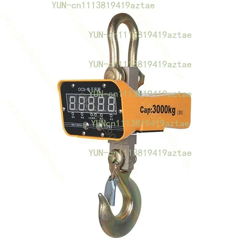 Crane Scale 3T Crane Scale 5 Tons 10 Tons Wireless Printing Electronic Scale Commercial Hanging Portable