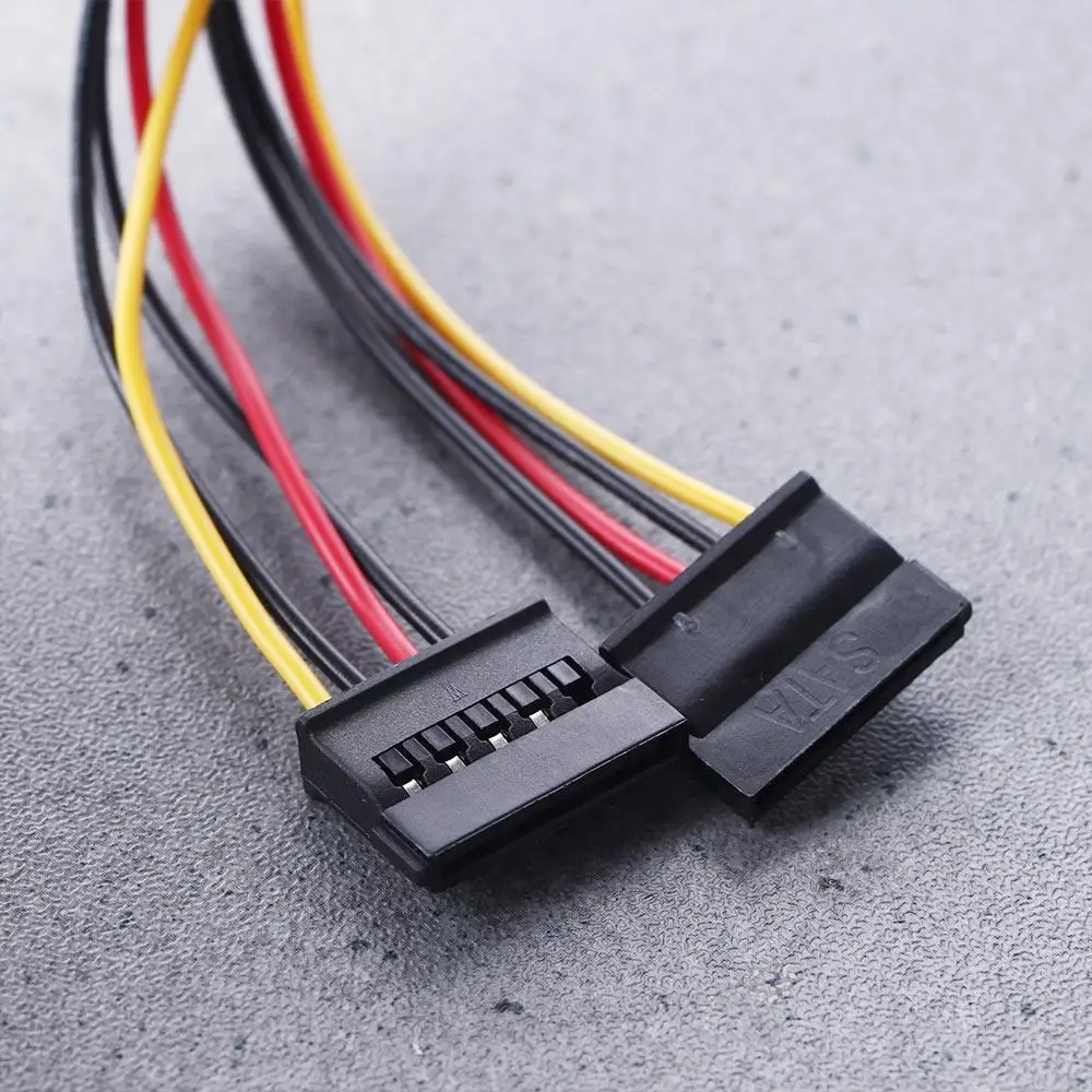 

2 Male to Female PSU Extension Cable Converter Hard Driver Power Cable SATA Adapter Cable SATA Power Cable Power Extension Cord