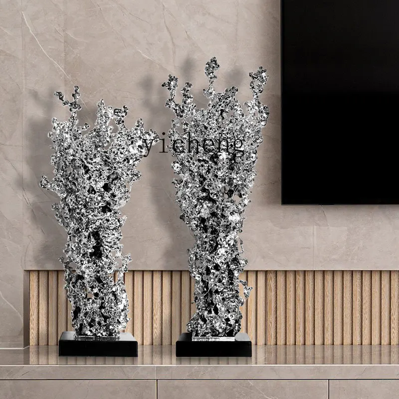 

modern simple entrance creative TV cabinet bookcase home living room decoration gift decoration