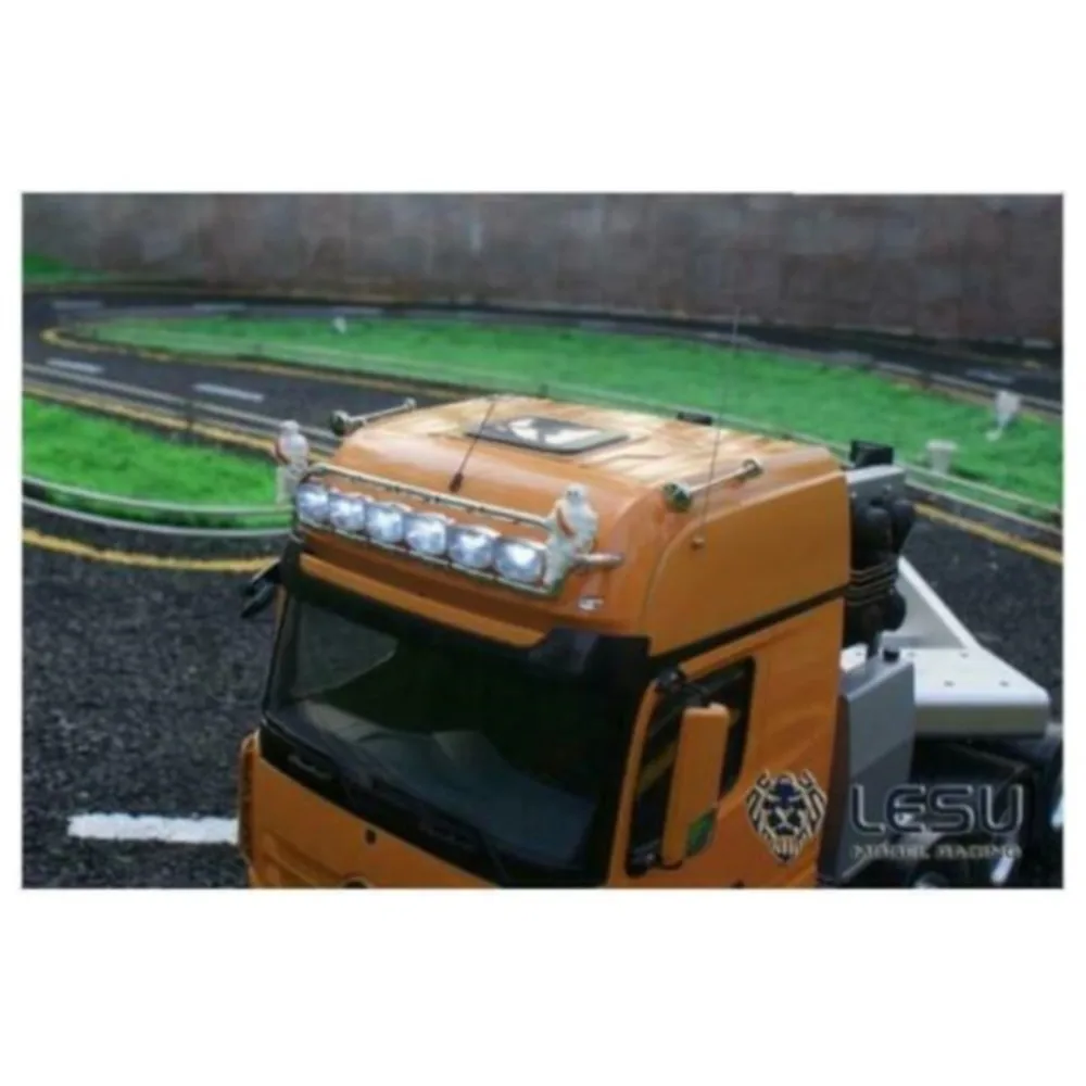 LESU parte focos marco 1/14 RC Tractor camión coche modelo DIY modelo Tamiyaya 1851 juguetes al aire libre TH02334
